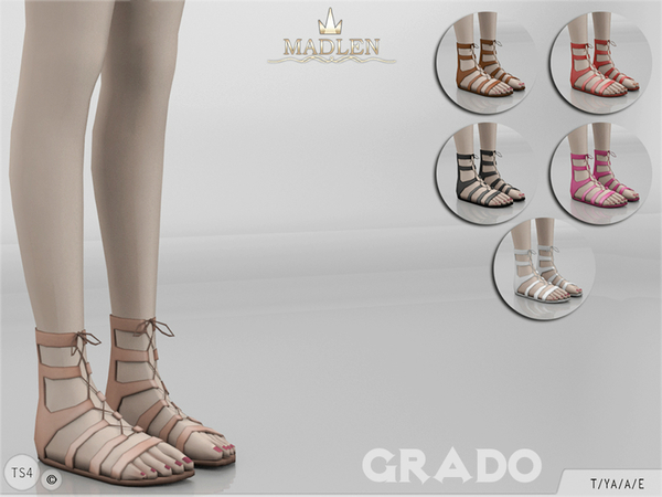 Sims 4 Madlen Grado Shoes by MJ95 at TSR