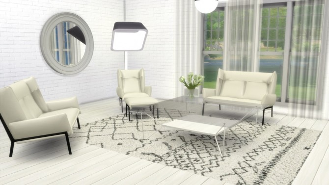 Sims 4 Beau Fixe Collection and Peye Floor Lamp at Meinkatz Creations