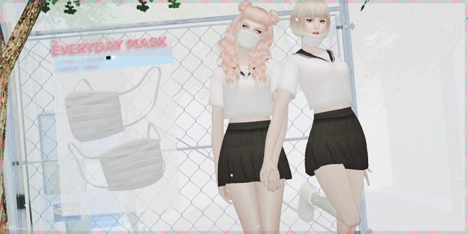 Sims 4 Everyday mask at Black le