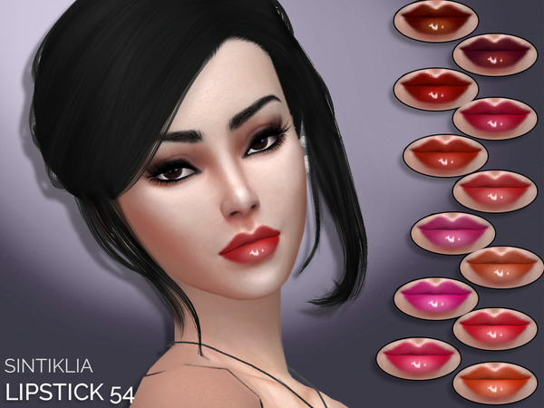 Sims 4 Lipstick 54 by Sintiklia at TSR