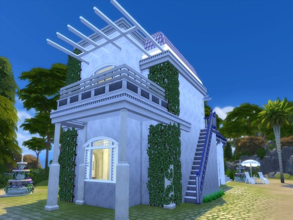 Sims 4 Greek Breeze house by Suzz86 at TSR