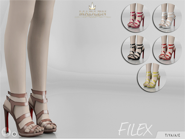Sims 4 Madlen Filex Shoes by MJ95 at TSR