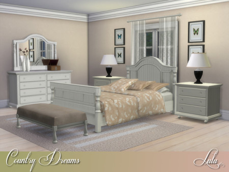 Country Dreams Bedroom By Lulu265 At Tsr » Sims 4 Updates