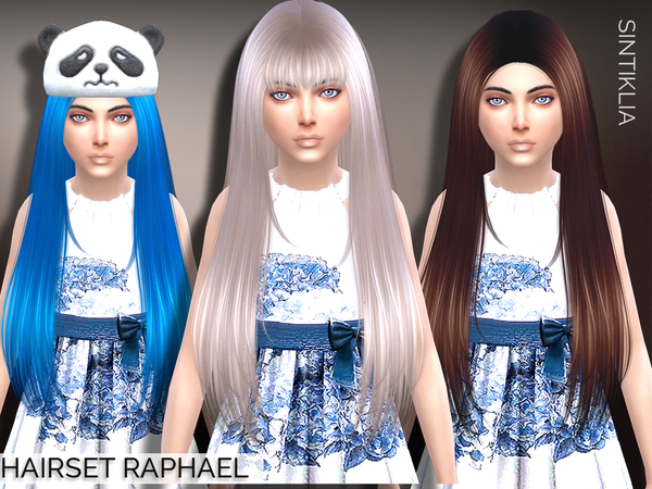Sims 4 Hairset Raphael child by Sintiklia at TSR