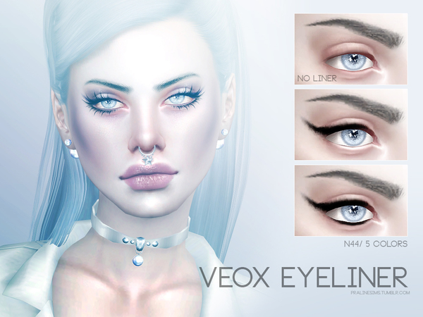 Sims 4 Veox Eyeliner N44 by Pralinesims at TSR