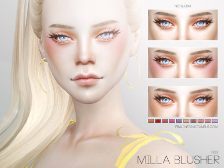 Milla Blusher N23 by Pralinesims at TSR » Sims 4 Updates