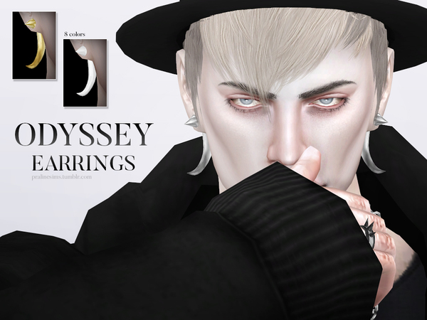 Sims 4 Odyssey Earrings by Pralinesims at TSR