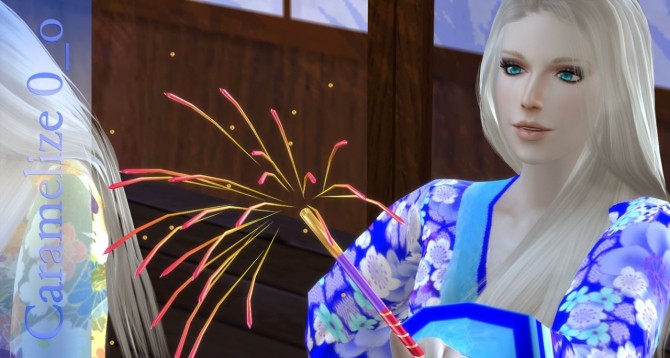 Sims 4 Handheld Fireworks Set at Caramelize