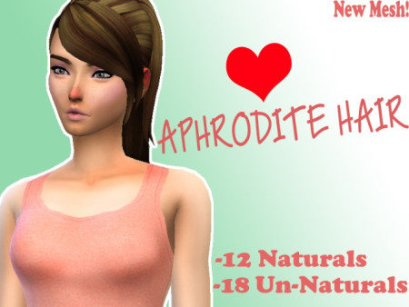 Aphrodite Hair by Lovelysimmer100 at SimsWorkshop