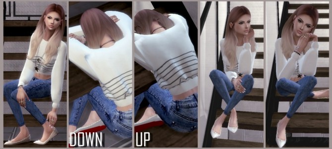 Sims 4 Stair Pose Set 1 at ConceptDesign97