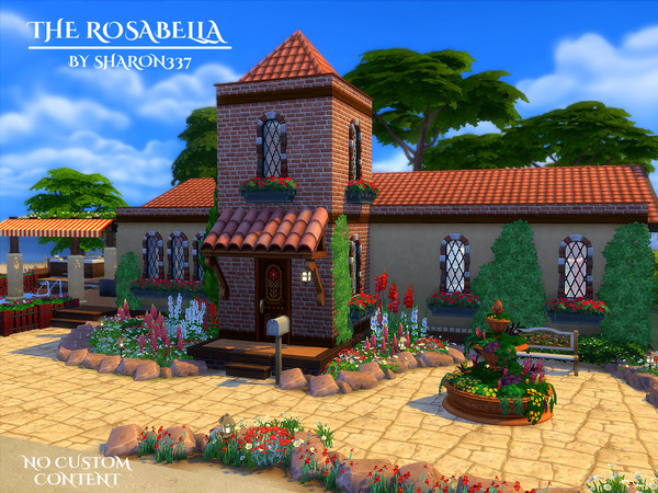 Sims 4 The Rosabella house by sharon337 at TSR