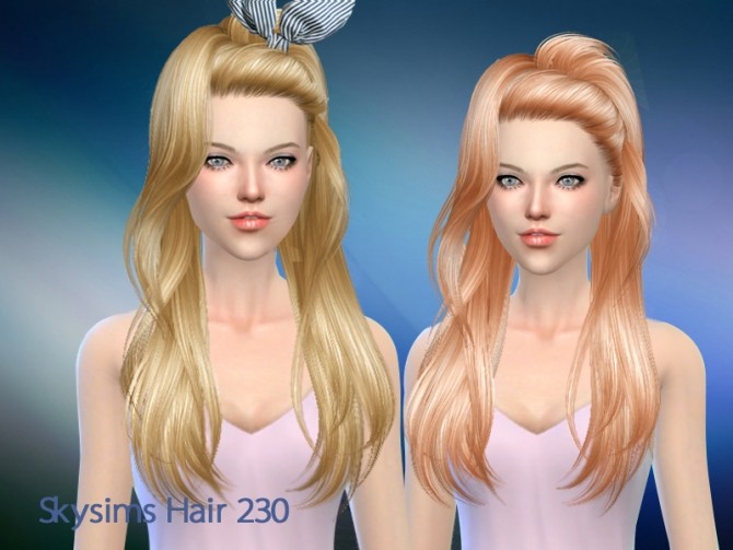 Sims 4 Skysims hair 230 (Pay) at Butterfly Sims