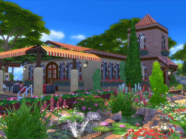 Sims 4 The Rosabella house by sharon337 at TSR