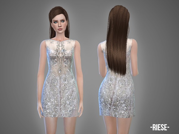 Sims 4 Riese dress by April at TSR