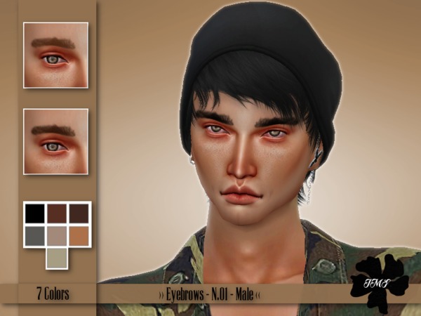 Sims 4 IMF Male Eyebrows N.01 by IzzieMcFire at TSR