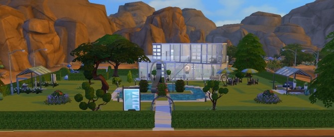 Sims 4 Desert Bloom Park rebuild by Bunny m at Mod The Sims