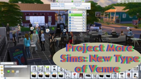 Project More Sims New Type of Venues by arkeus17 at Mod The Sims