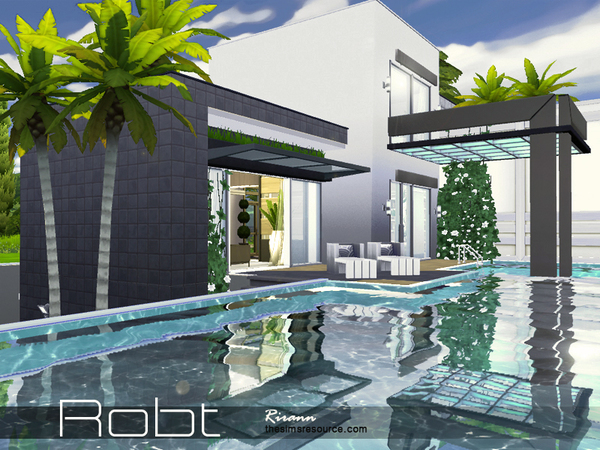 Sims 4 Robt modern cottage by Rirann at TSR