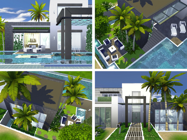 Sims 4 Robt modern cottage by Rirann at TSR