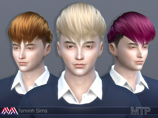 Sims 4 MTP Hair 14 by TsminhSims at TSR