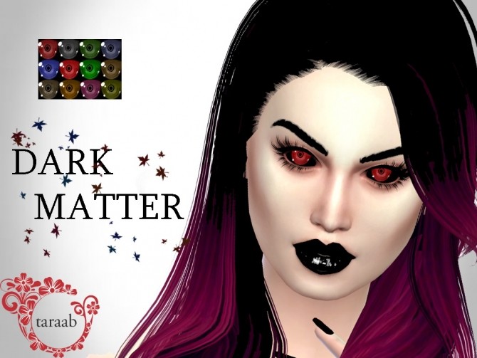 Sims 4 Dark Matter Eyes by taraab at Mod The Sims