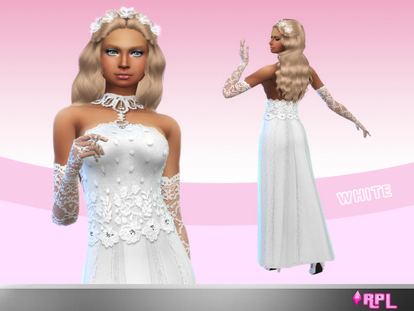 Sims 4 Bridal 03 Wedding set by RobertaPLobo at TSR