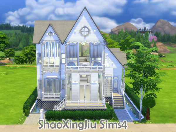 Sims 4 White Dream house by jeisse197 at TSR