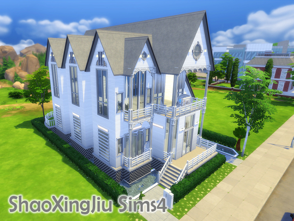 Sims 4 White Dream house by jeisse197 at TSR