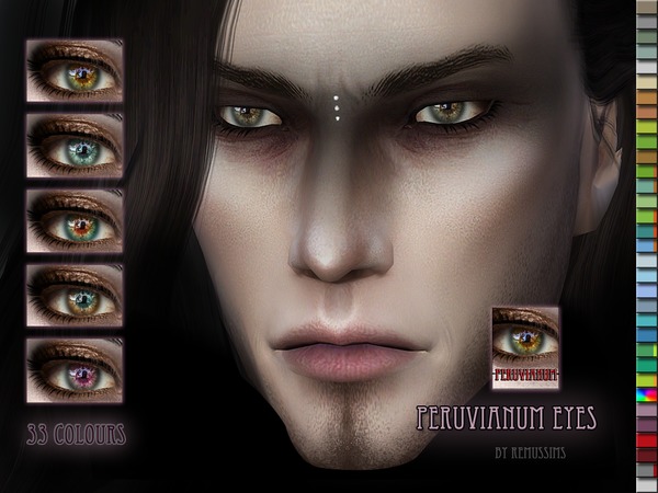 Sims 4 Peruvianum Eyes by RemusSirion at TSR
