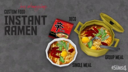Instant Ramen by ohmysims at Mod The Sims