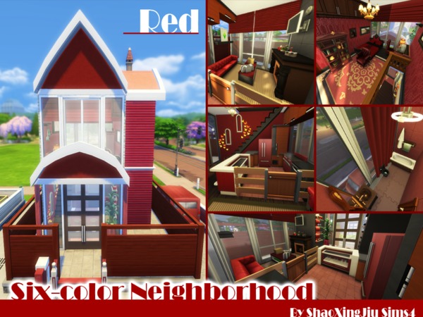 Sims 4 Six Color Neighborhood by jeisse197 at TSR