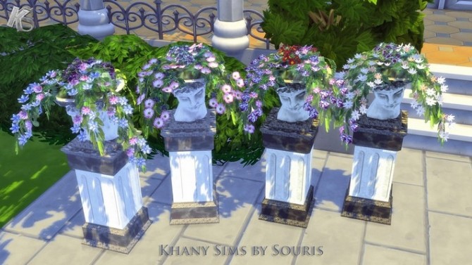 Sims 4 Allée élégante plants by Guardgian at Khany Sims
