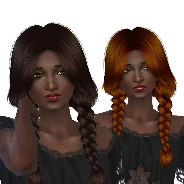 Sims 4 Antos Raindrops hair recolors at Dachs Sims