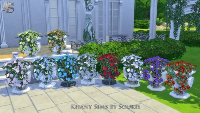 Sims 4 Allée élégante plants by Guardgian at Khany Sims