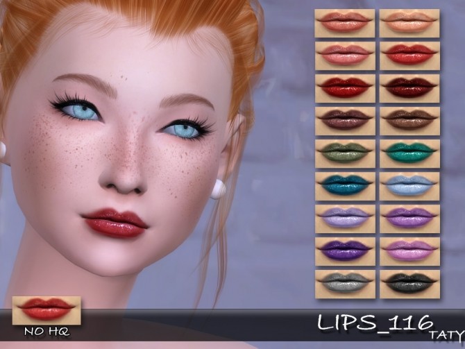 Sims 4 Lips 116 by Taty86 at SimsWorkshop