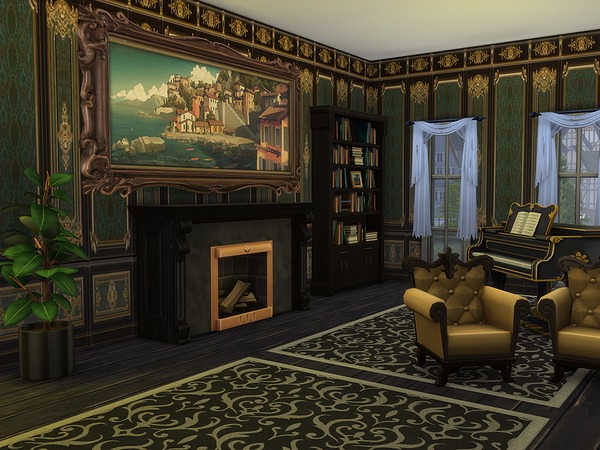 Sims 4 12 Grimmauld Place house by Ineliz at TSR