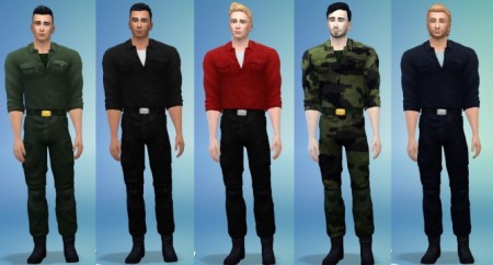 Male Full Body Combat Uniform by monkeysimmy4 at Mod The Sims