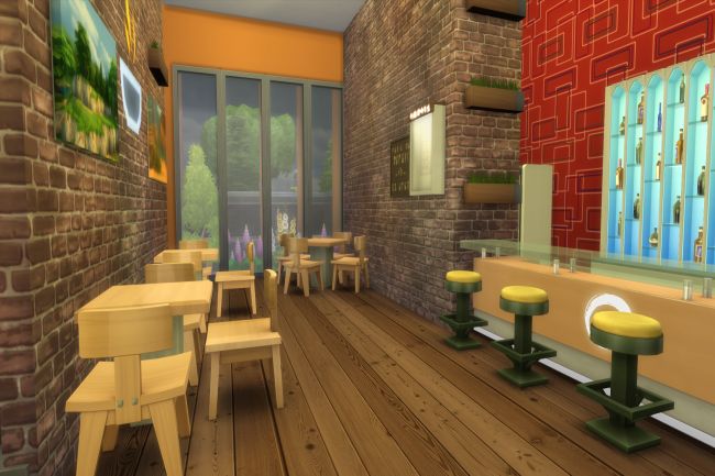 Sims 4 Willow Fitness Studio by ChiLLi at Blacky’s Sims Zoo