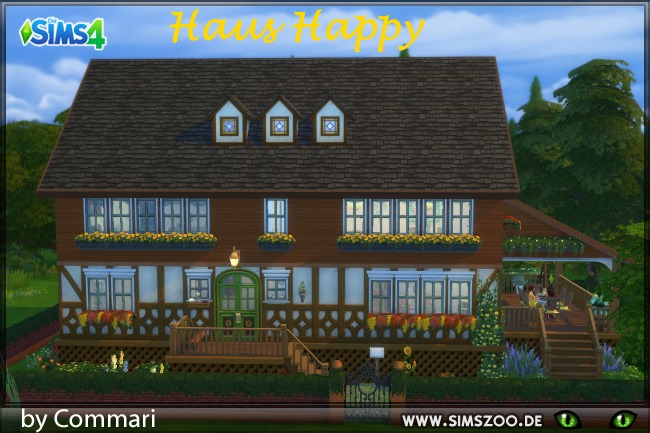 Sims 4 Happy house by Commari at Blacky’s Sims Zoo