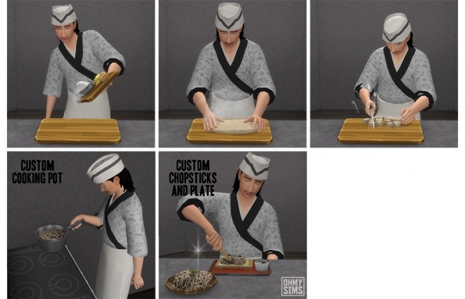 Sims 4 Zaru Soba by ohmysims at Mod The Sims