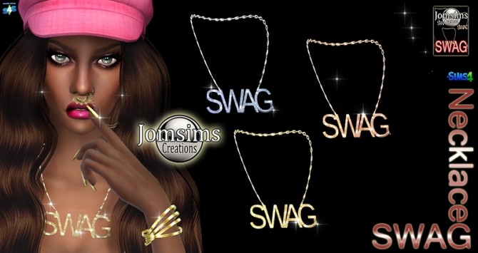 Sims 4 SWAG Necklace at Jomsims Creations