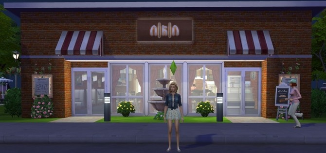 Sims 4 Lupis Pizza Restaurant by darksyngr at TSR
