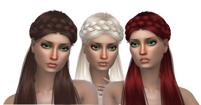 Sims 4 Antos Surrender hair retexture at Dachs Sims