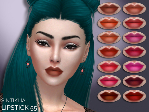 Sims 4 Lipstick 55 by Sintiklia at TSR