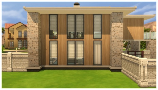 Sims 4 Maylenderton Modern Home by CarlDillynson at Mod The Sims