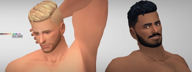 Sims 4 Out & About Shaved hair by Xld Sims at SimsWorkshop