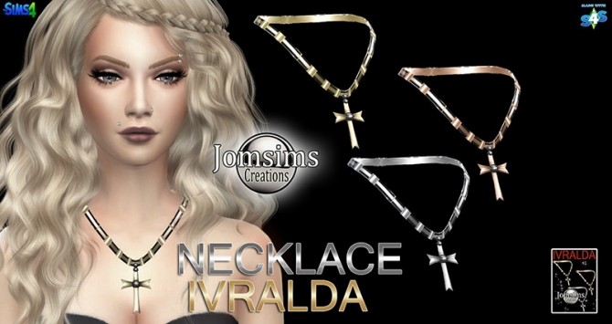 Sims 4 Ivralda necklace at Jomsims Creations