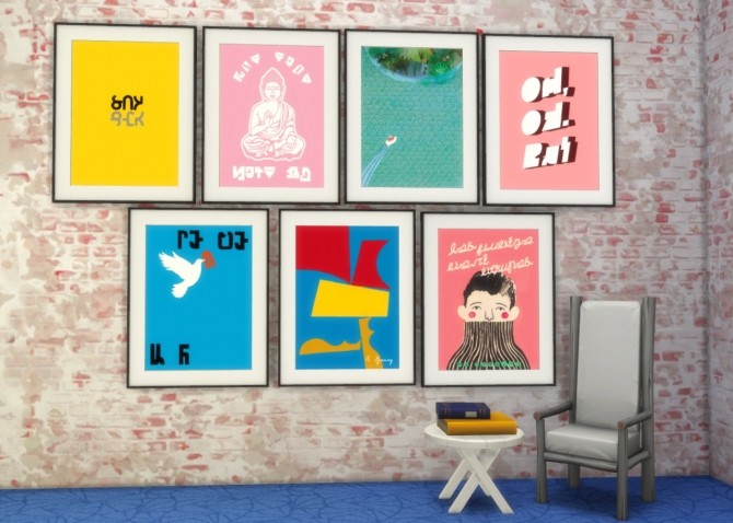 Sims 4 Prints at Budgie2budgie