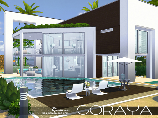 Sims 4 Soraya house by Rirann at TSR