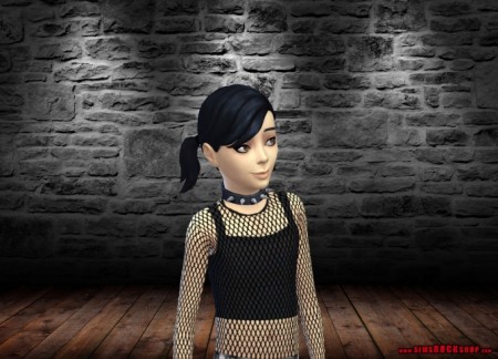 Spiked Choker Necklace for Kids by FrankVjecy at Mod The Sims